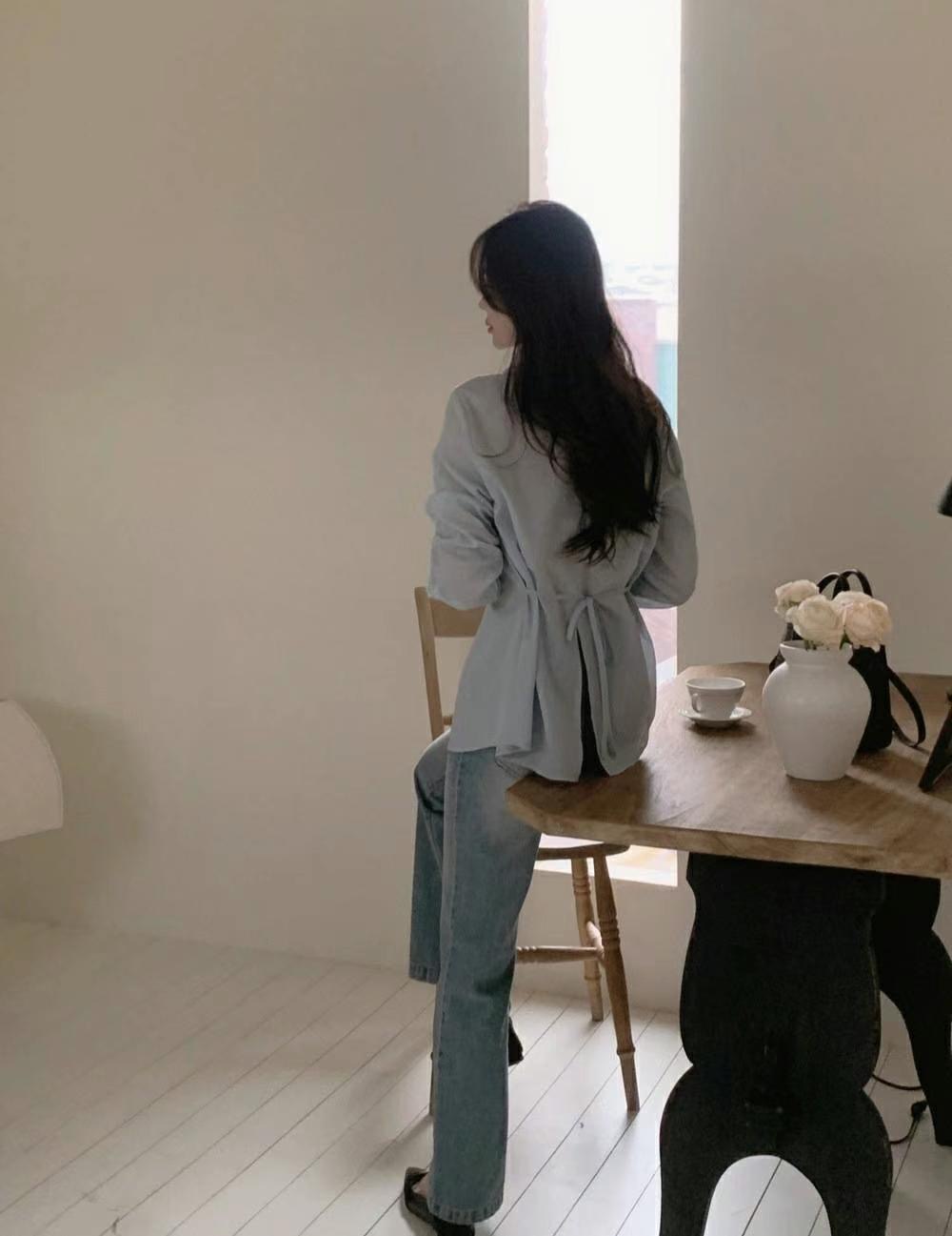 ELROI韓國代購女裝新品真品25春夏休閑推薦人氣職業襯衫蕾絲衫ELROI-2件起襯衫/蕾絲衫