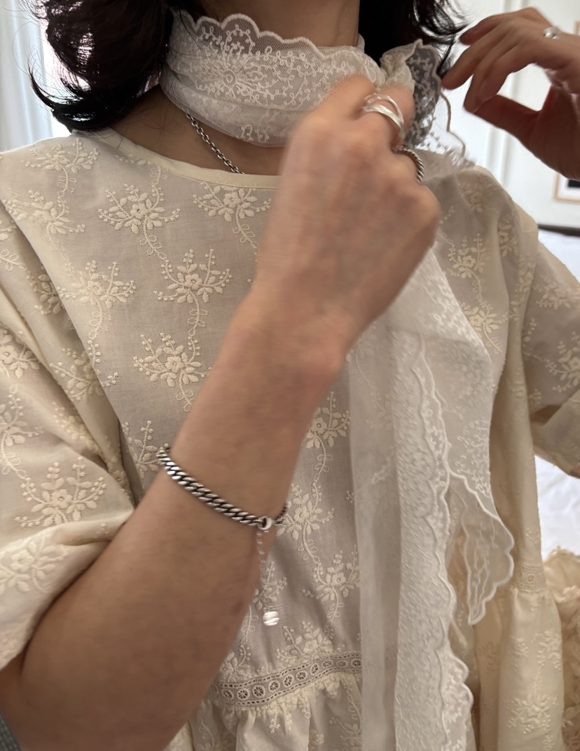 GORGEOUS東大門直郵女士新品時尚25春夏職業休閑圍巾披肩蕾絲GORGEOUS圍巾/披肩