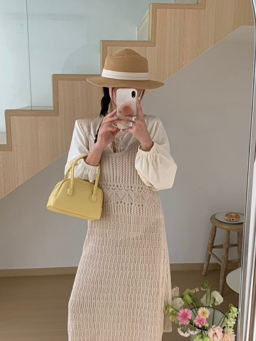 OLA東大門實拍女裝新款真品時尚人氣熱賣職業休閑推薦連衣裙mellor/OLA連衣裙