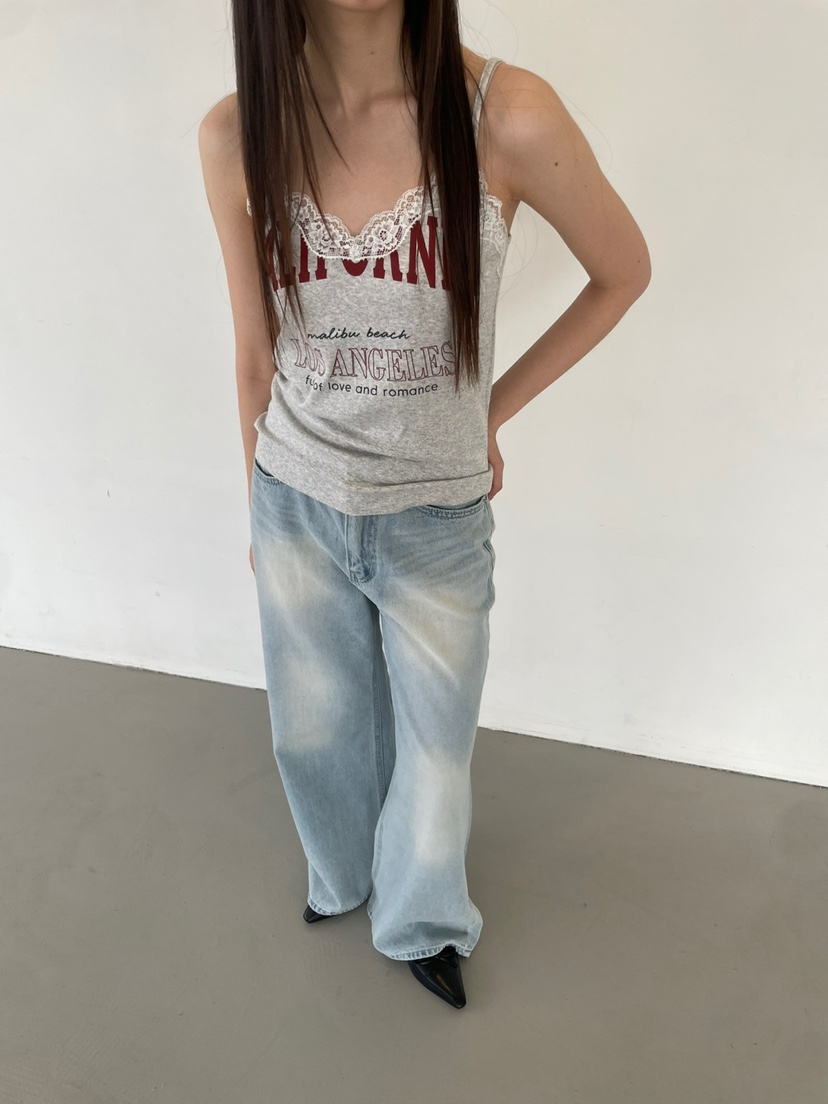 HARZI韓國代購女士新款職業25春夏真品時尚人氣推薦吊帶背心HARZI吊帶/背心