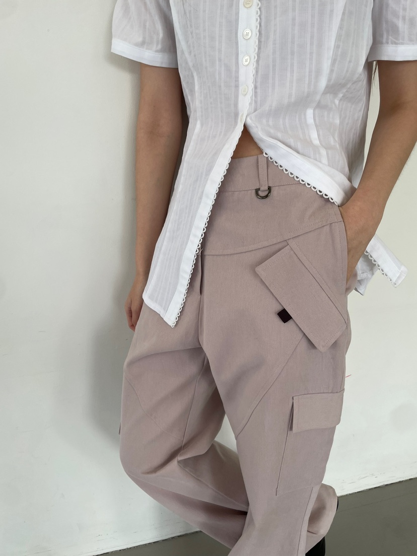 HARZI韓國直郵㊣女裝新品25春夏時尚休閑推薦熱賣人氣休閑褲HARZI休閑褲