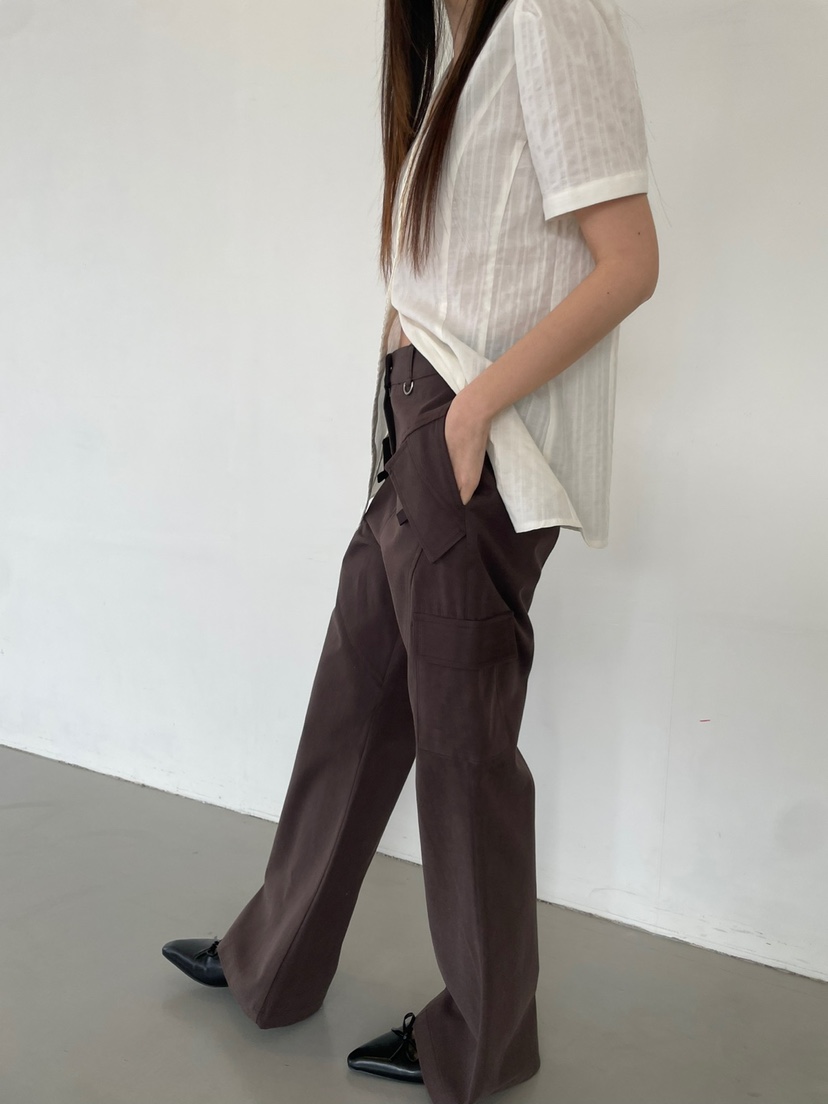 HARZI韓國直郵㊣女裝新品25春夏時尚休閑推薦熱賣人氣休閑褲HARZI休閑褲