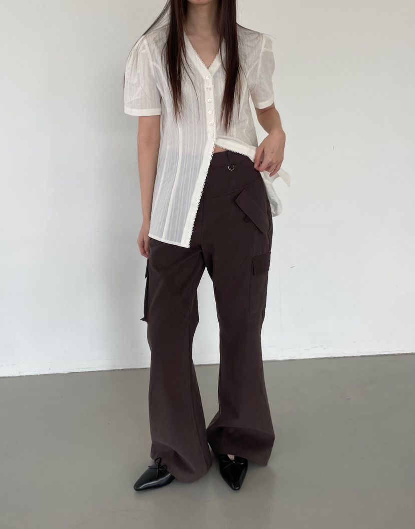 HARZI韓國直郵㊣女裝新品25春夏時尚休閑推薦熱賣人氣休閑褲HARZI休閑褲
