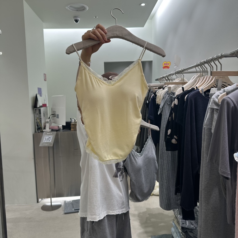 PART3東大門實拍女士新品熱賣時尚職業真品休閑25春夏吊帶背心Part.3吊帶/背心圖色4