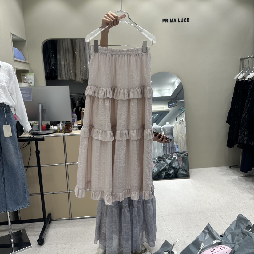 PRIMA LUCE韓國直郵女裝新品真品熱賣休閑職業25春夏推薦長裙CHARLOTTE長裙