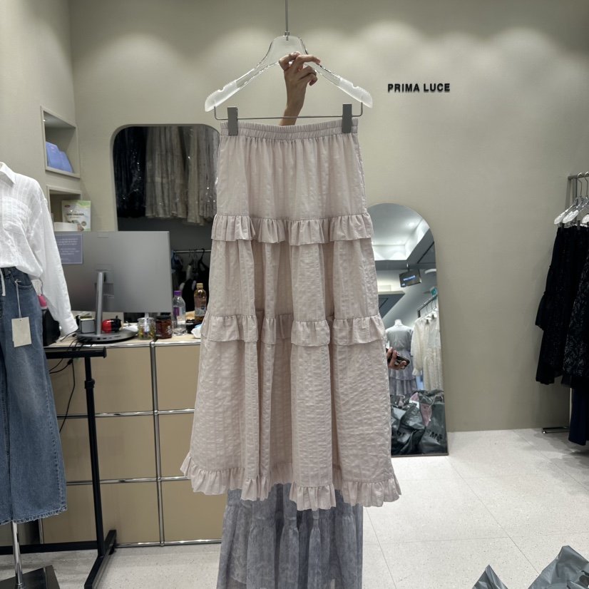 PRIMA LUCE韓國直郵女裝新品真品熱賣休閑職業25春夏推薦長裙CHARLOTTE長裙圖色2