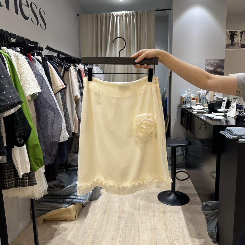 SOFTNESS韓國代購女士新品真品熱賣人氣25春夏半身裙中短裙Softness/Cosmic半身裙/中短裙圖色2