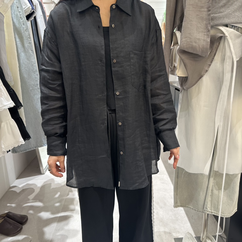 AYCE東大門實拍女裝新品時尚25春夏真品熱賣襯衫蕾絲衫亞麻101SHOWROOM/AYCE襯衫/蕾絲衫圖色4