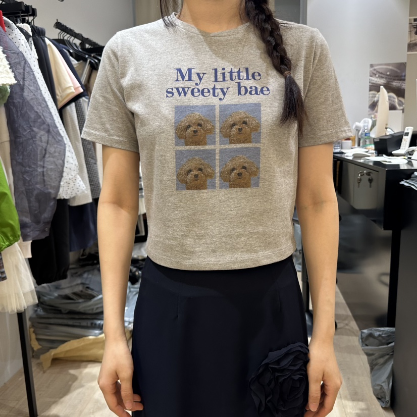 SOFTNESS東大門實拍女裝新款職業人氣25春夏休閑推薦熱賣T恤Softness/CosmicT恤圖色2