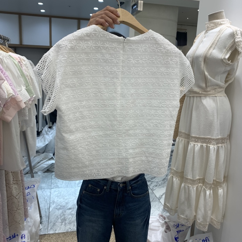 A東大門實拍女裝新品熱賣職業時尚25春夏推薦人氣襯衫蕾絲衫A STORE襯衫/蕾絲衫