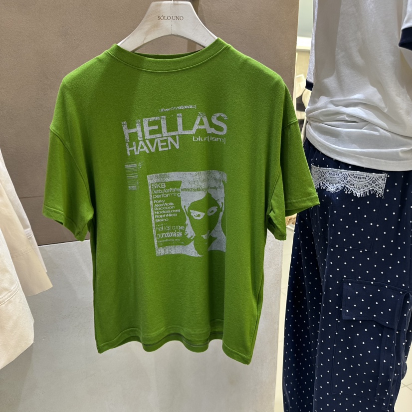 SOLOUNO東大門代購女士新品25春夏職業人氣推薦休閑時尚T恤SOLOUNOT恤圖色1
