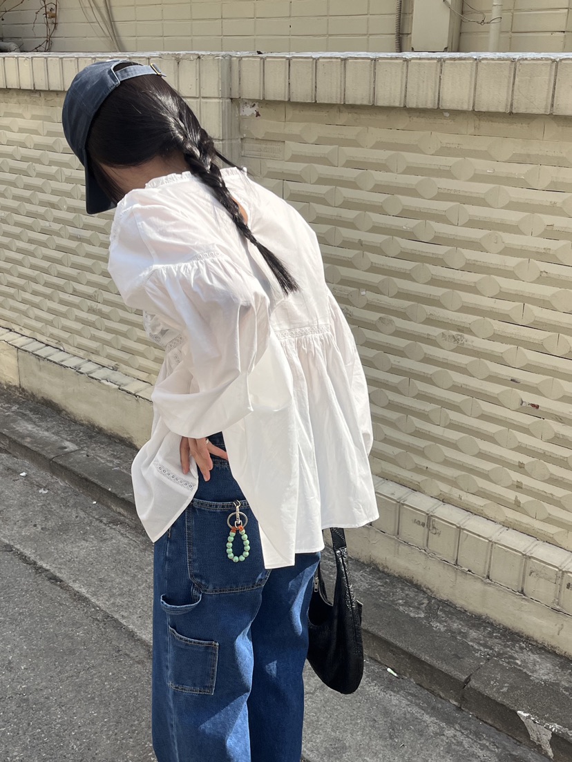 EDITORI東大門直郵女裝新款休閑時尚真品職業人氣襯衫蕾絲衫EDITORI襯衫/蕾絲衫