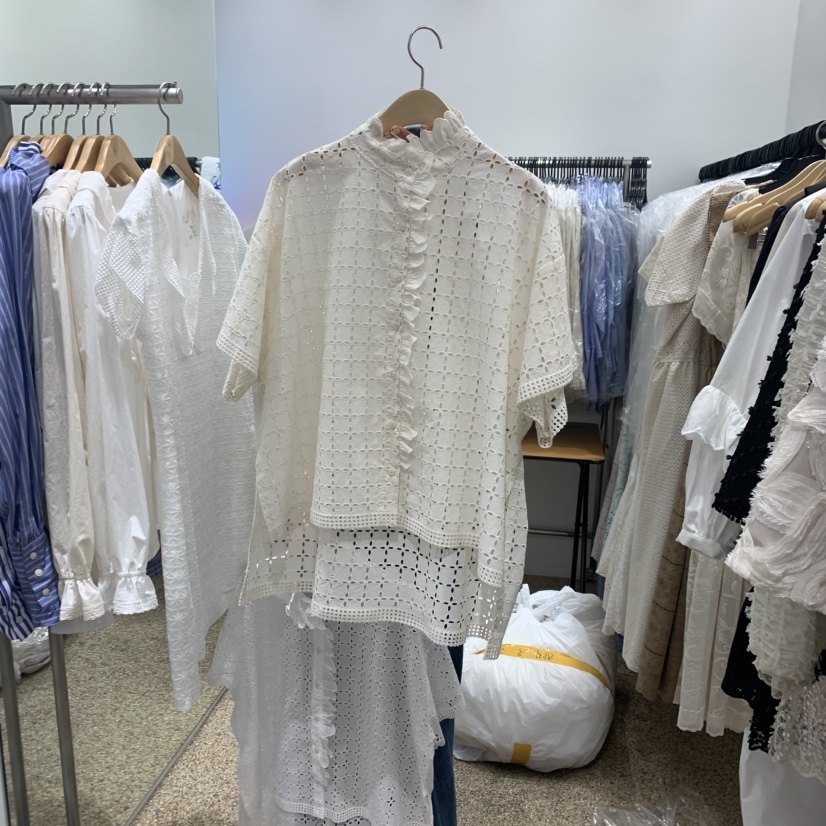 A東大門實拍女士新品推薦真品時尚熱賣25春夏人氣襯衫蕾絲衫A STORE襯衫/蕾絲衫圖色2