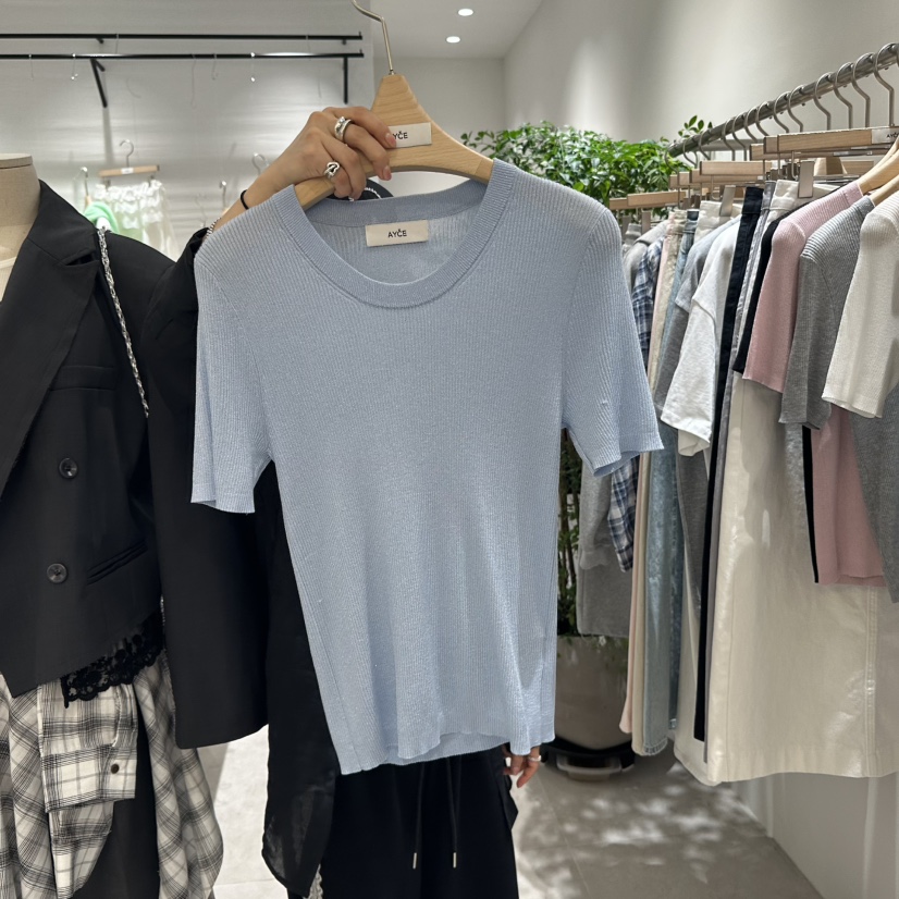 AYCE東大門直郵女裝新品熱賣推薦職業真品25春夏休閑時尚T恤101SHOWROOM/AYCET恤