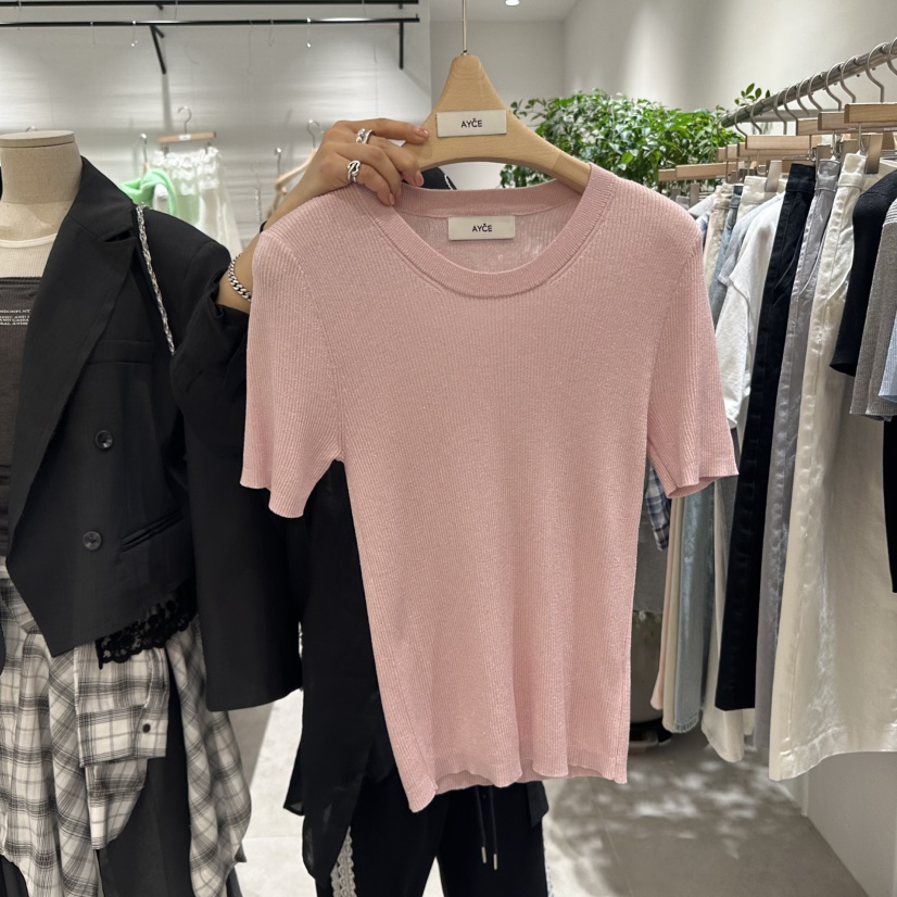 AYCE東大門直郵女裝新品熱賣推薦職業真品25春夏休閑時尚T恤101SHOWROOM/AYCET恤圖色3