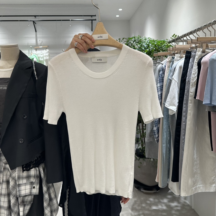 AYCE東大門直郵女裝新品熱賣推薦職業真品25春夏休閑時尚T恤101SHOWROOM/AYCET恤圖色5