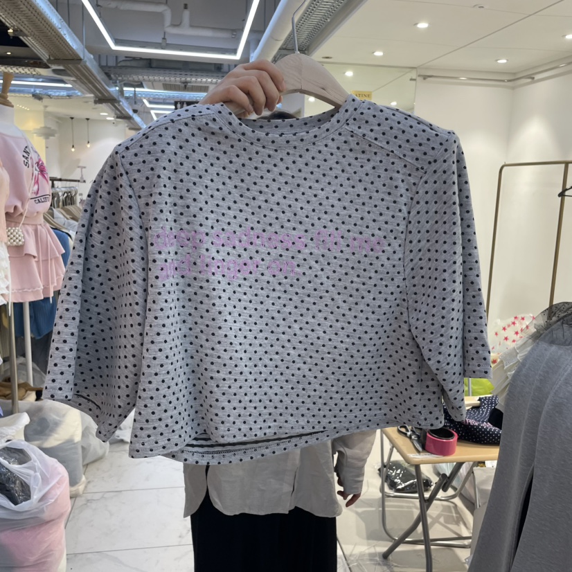 SAGE BRUSH韓國直郵女裝新品人氣推薦25春夏休閑熱賣真品T恤SAGE BRUSHT恤圖色2