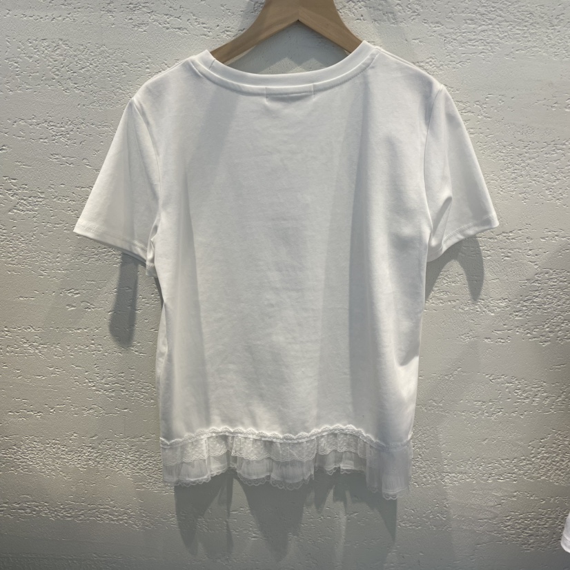 LULULALLA韓國代購女士新款25春夏時尚休閑職業真品推薦T恤LULULALLAT恤