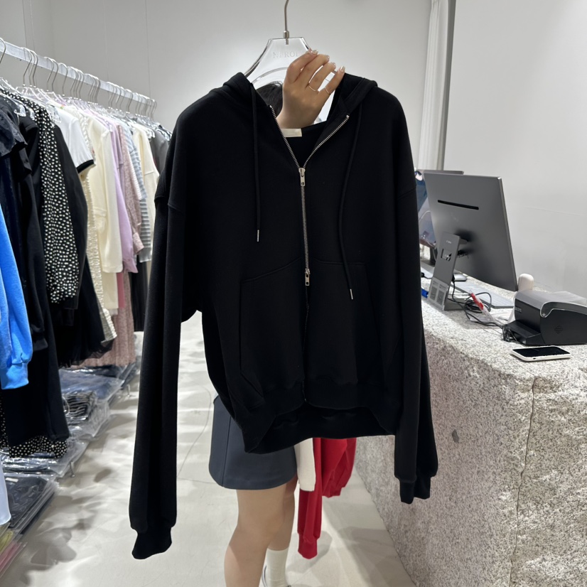 NEROLI 36東大門代購女士新款時尚休閑人氣熱賣25春夏夾克連帽NEROLI 36夾克圖色3