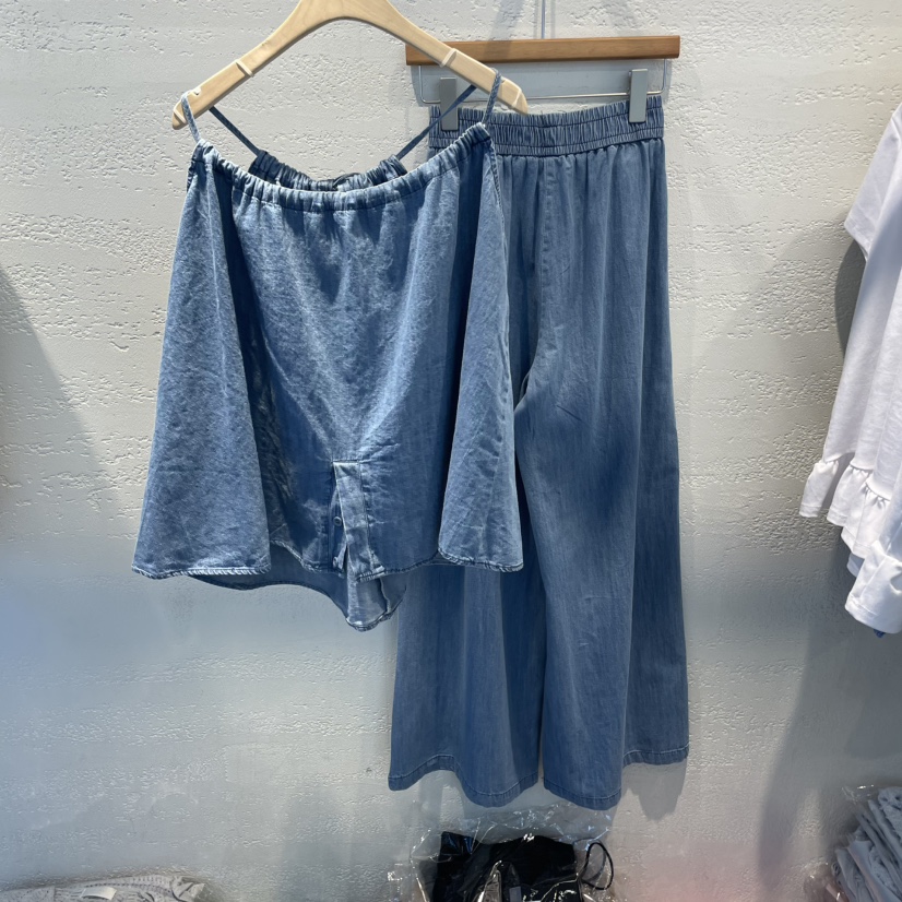 LULULALLA東大門實拍女裝新品休閑真品熱賣人氣時尚套裝套裝LULULALLA套裝
