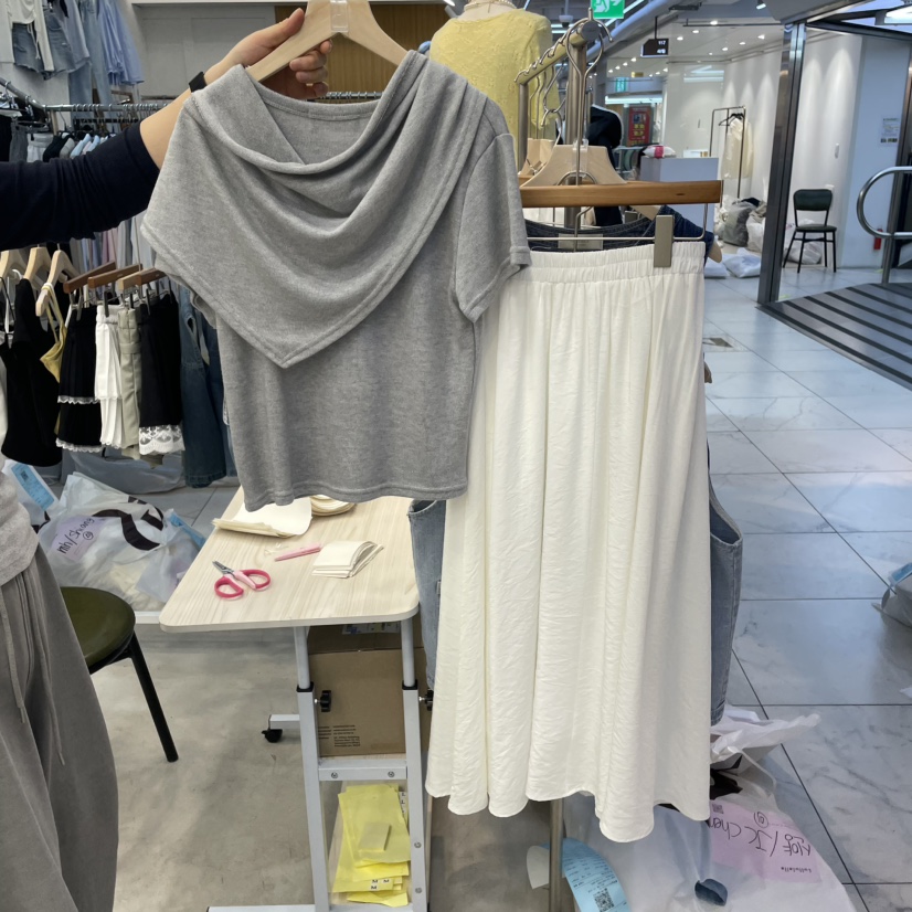LULULALLA東大門實拍女裝新款休閑時尚25春夏職業熱賣套裝套裝LULULALLA套裝