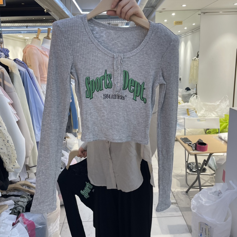 SAGE BRUSH東大門直郵女裝新品推薦真品休閑25春夏長袖T恤SAGE BRUSH長袖T恤圖色3