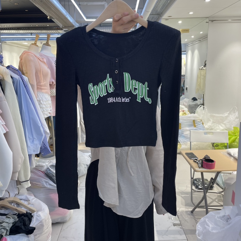 SAGE BRUSH東大門直郵女裝新品推薦真品休閑25春夏長袖T恤SAGE BRUSH長袖T恤圖色4