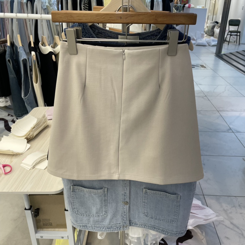 LULULALLA東大門實拍女士新品職業推薦熱賣真品25春夏人氣短裙LULULALLA短裙