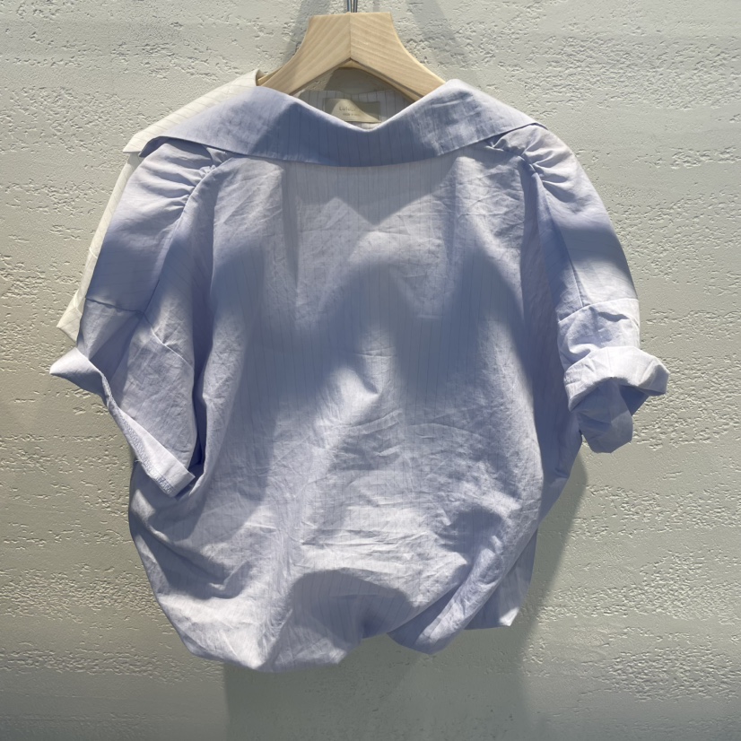 LULULALLA韓國代購女裝新品25春夏熱賣休閑人氣時尚襯衫蕾絲衫LULULALLA襯衫/蕾絲衫