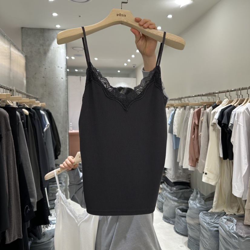 PITA韓國代購女士新品休閑真品25春夏人氣時尚推薦吊帶背心THE VERLIN/piTa吊帶/背心