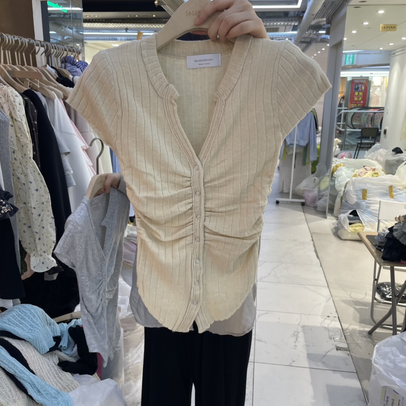 SAGE BRUSH東大門代購女士新品職業真品時尚推薦休閑針織衫SAGE BRUSH針織衫圖色4