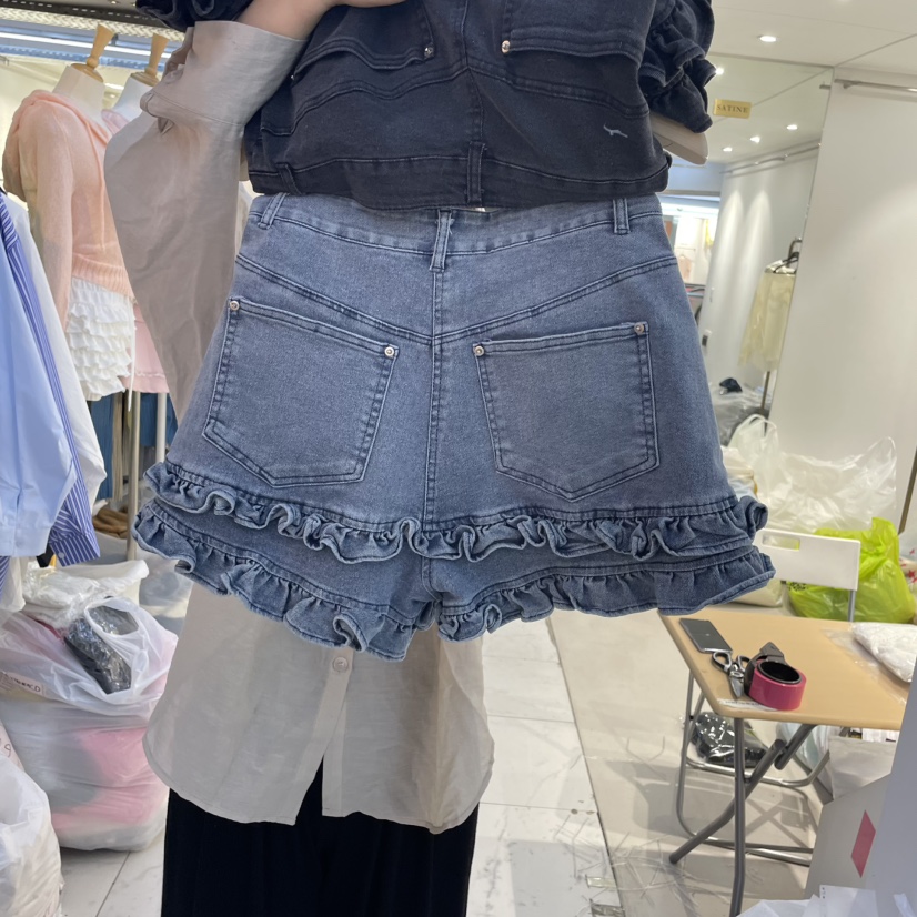 SAGE BRUSH東大門代購女裝新品時尚休閑人氣熱賣職業25春夏短褲SAGE BRUSH短褲
