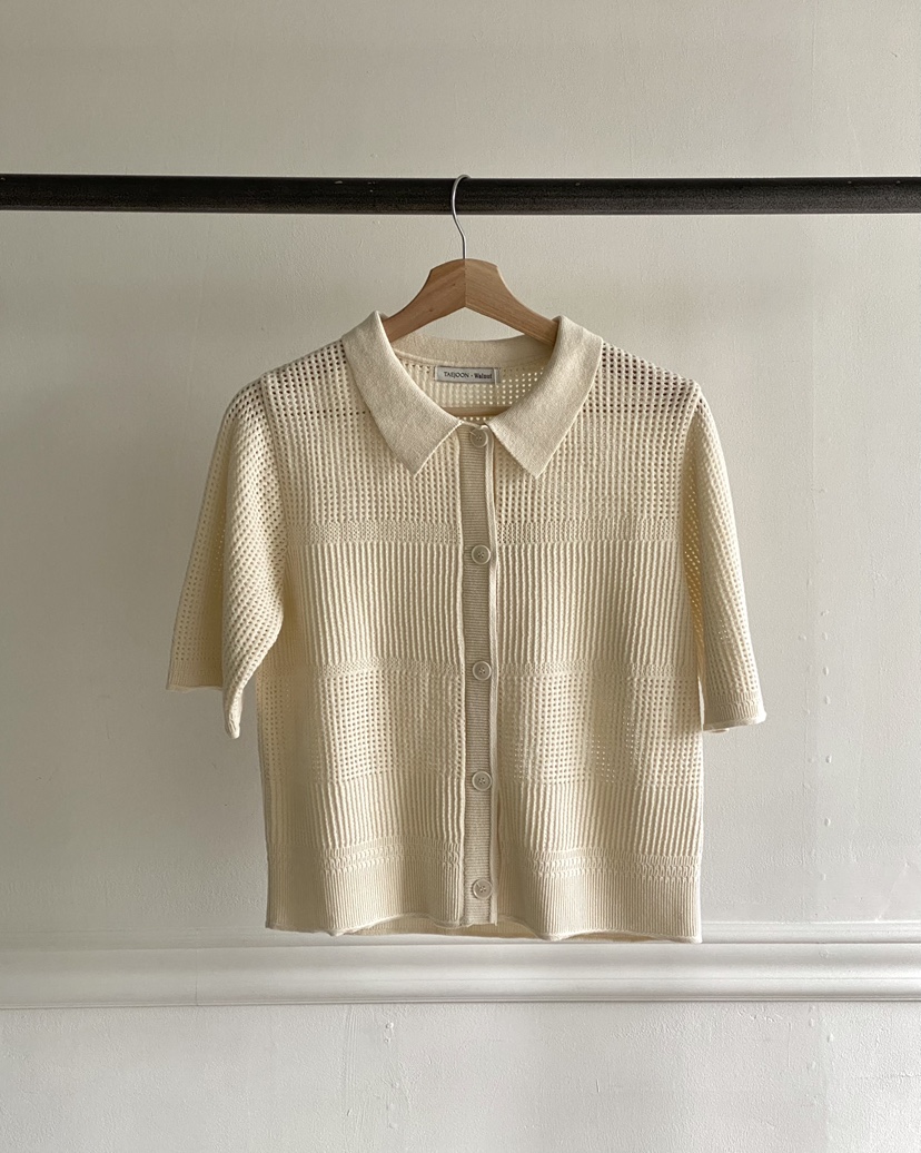 TAE JOON/WALNUT東大門實拍女士新品推薦25春夏職業針織衫TAE JOON.WALNUT針織衫圖色2