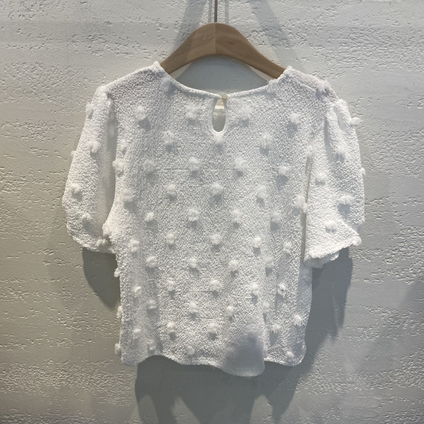 LULULALLA韓國直郵女裝新品人氣25春夏真品熱賣時尚襯衫蕾絲衫LULULALLA襯衫/蕾絲衫