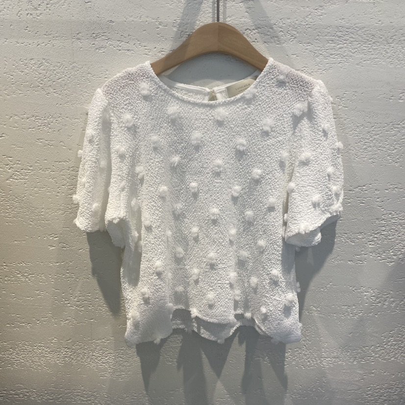 LULULALLA韓國直郵女裝新品人氣25春夏真品熱賣時尚襯衫蕾絲衫LULULALLA襯衫/蕾絲衫