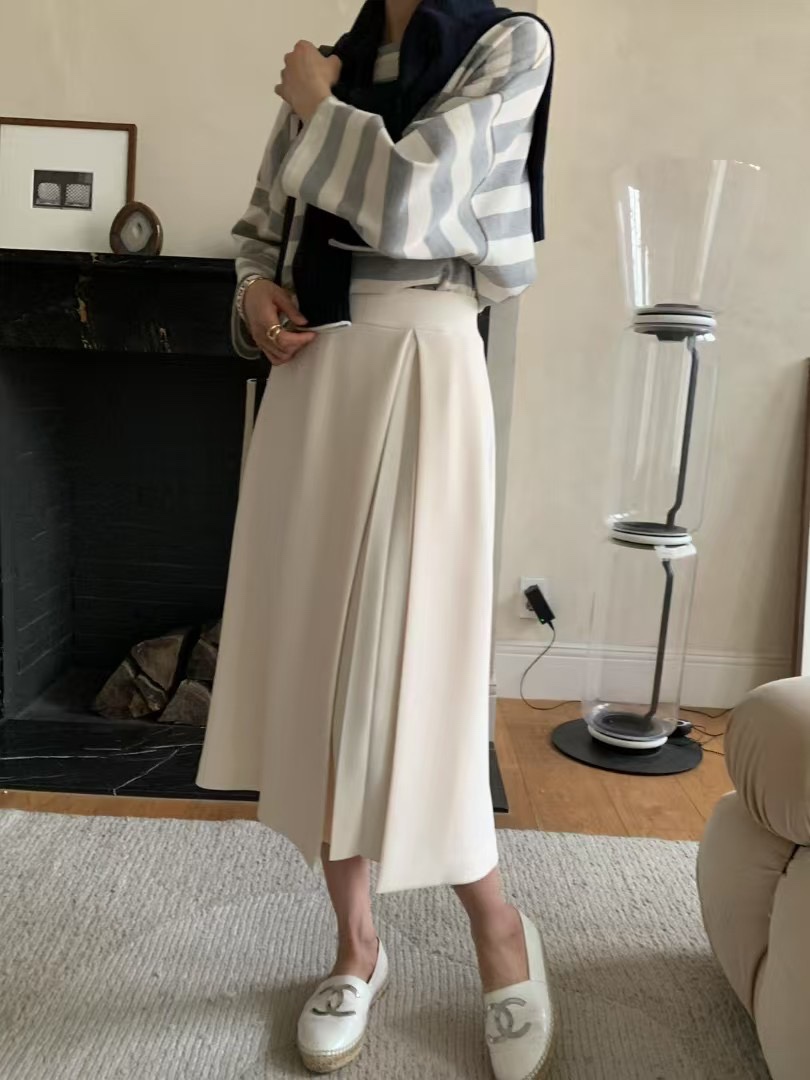 PRIVIE東大門代購女士新品25春夏熱賣休閑半身裙中短裙百褶PRIVIE半身裙/中短裙