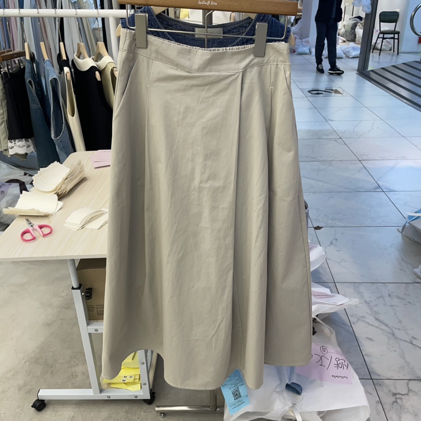 LULULALLA東大門代購女士新品熱賣推薦休閑25春夏半身裙中短裙LULULALLA半身裙/中短裙圖色2