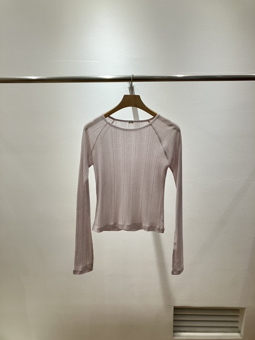 FL LANEL韓國直郵女士新品25春夏推薦時尚職業熱賣長袖T恤FL LANEL長袖T恤圖色2