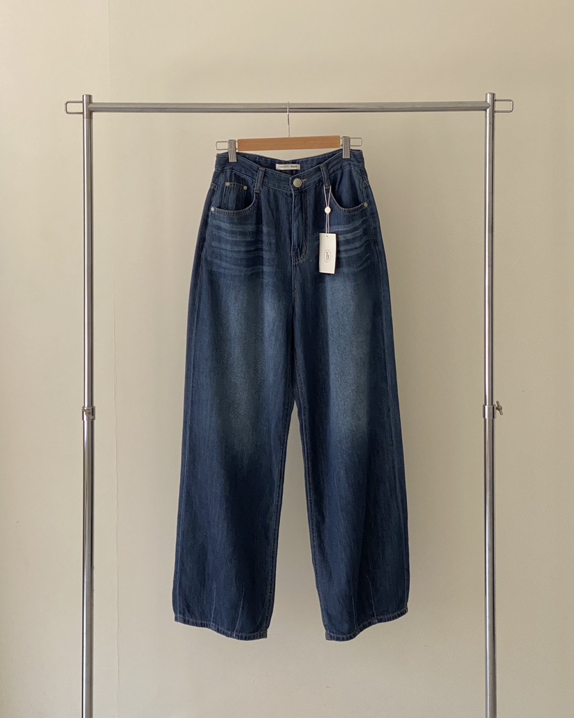 TAE JOON/WALNUT韓國代購女士新款25春夏時尚真品職業牛仔褲TAE JOON.WALNUT牛仔褲圖色3