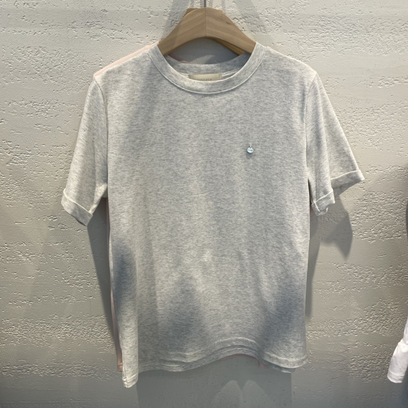 LULULALLA韓國直郵女士新品推薦熱賣25春夏時尚休閑真品T恤LULULALLAT恤圖色2