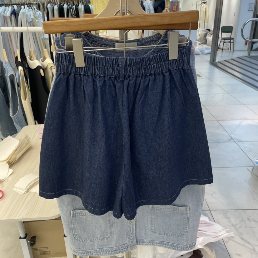 LULULALLA東大門代購女士新款真品推薦25春夏休閑時尚熱賣短褲LULULALLA短褲
