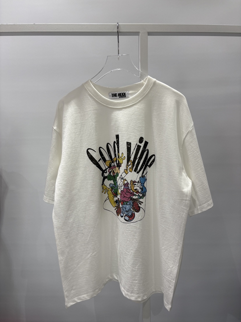 HEXX韓國直郵女士新款推薦職業25春夏人氣真品時尚休閑熱賣T恤THE HEXXT恤圖色1