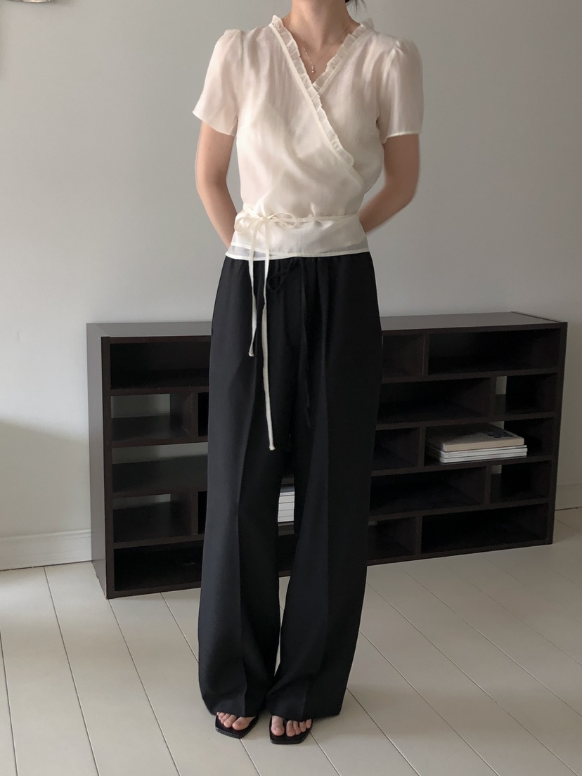 LONG PEAK東大門代購女裝新品熱賣休閑推薦真品25春夏休閑褲LONG PEAK休閑褲