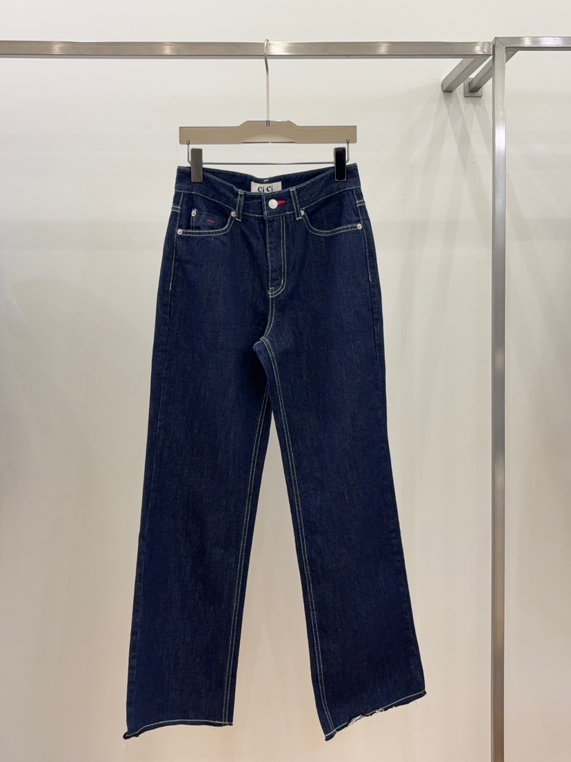 CICI東大門代購女裝新款真品推薦人氣職業熱賣時尚25春夏牛仔褲Ci Ci牛仔褲