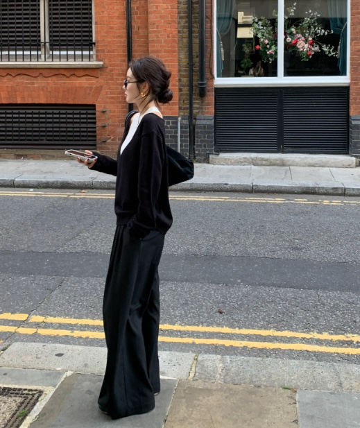 CLOTH韓國代購女士新品人氣真品休閑推薦熱賣時尚職業休閑褲CLOTH休閑褲圖色3