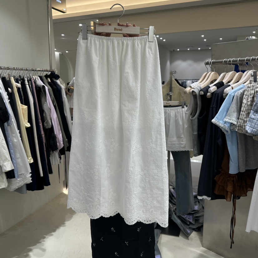 BENE東大門直郵女士新款熱賣時尚推薦25春夏職業真品休閑長裙BENE長裙圖色1