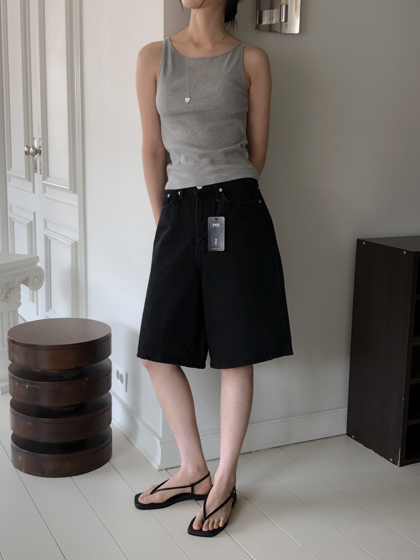 LONG PEAK東大門實拍女裝新品推薦時尚真品25春夏職業短褲LONG PEAK短褲