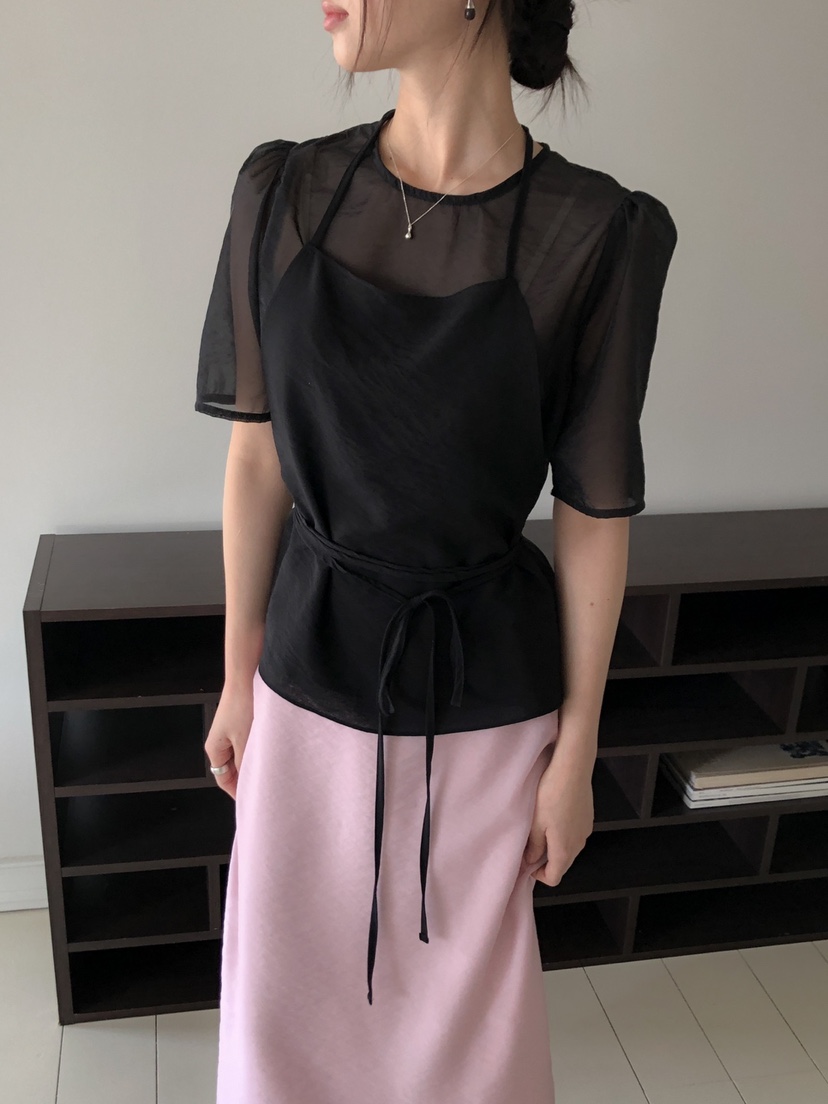 LONG PEAK東大門實拍女士新品25春夏推薦熱賣人氣吊帶背心LONG PEAK吊帶/背心