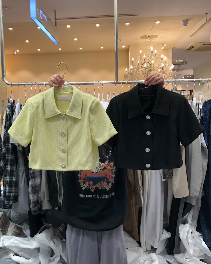 WORK SHOP東大門直郵女士新款職業時尚休閑真品夾克粗花呢Work_shop夾克