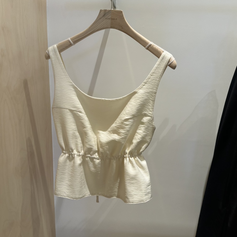 VEGETABLE韓國代購女裝新款25春夏人氣熱賣休閑職業吊帶背心VEGETABLE吊帶/背心